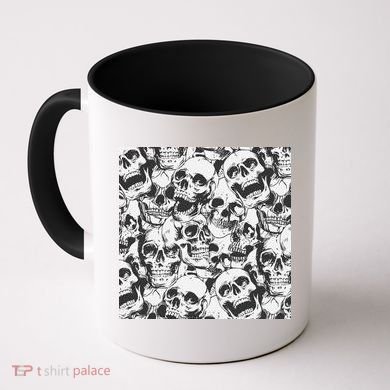 Spooky Deadly Skulls Coffee Mug