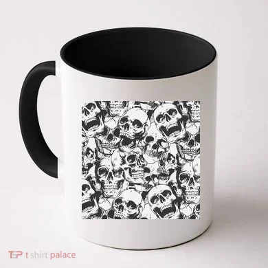 Spooky Deadly Skulls Coffee Mug
