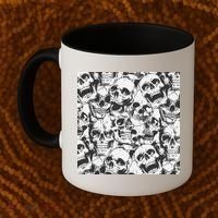 Spooky Deadly Skulls Coffee Mug thumb 2