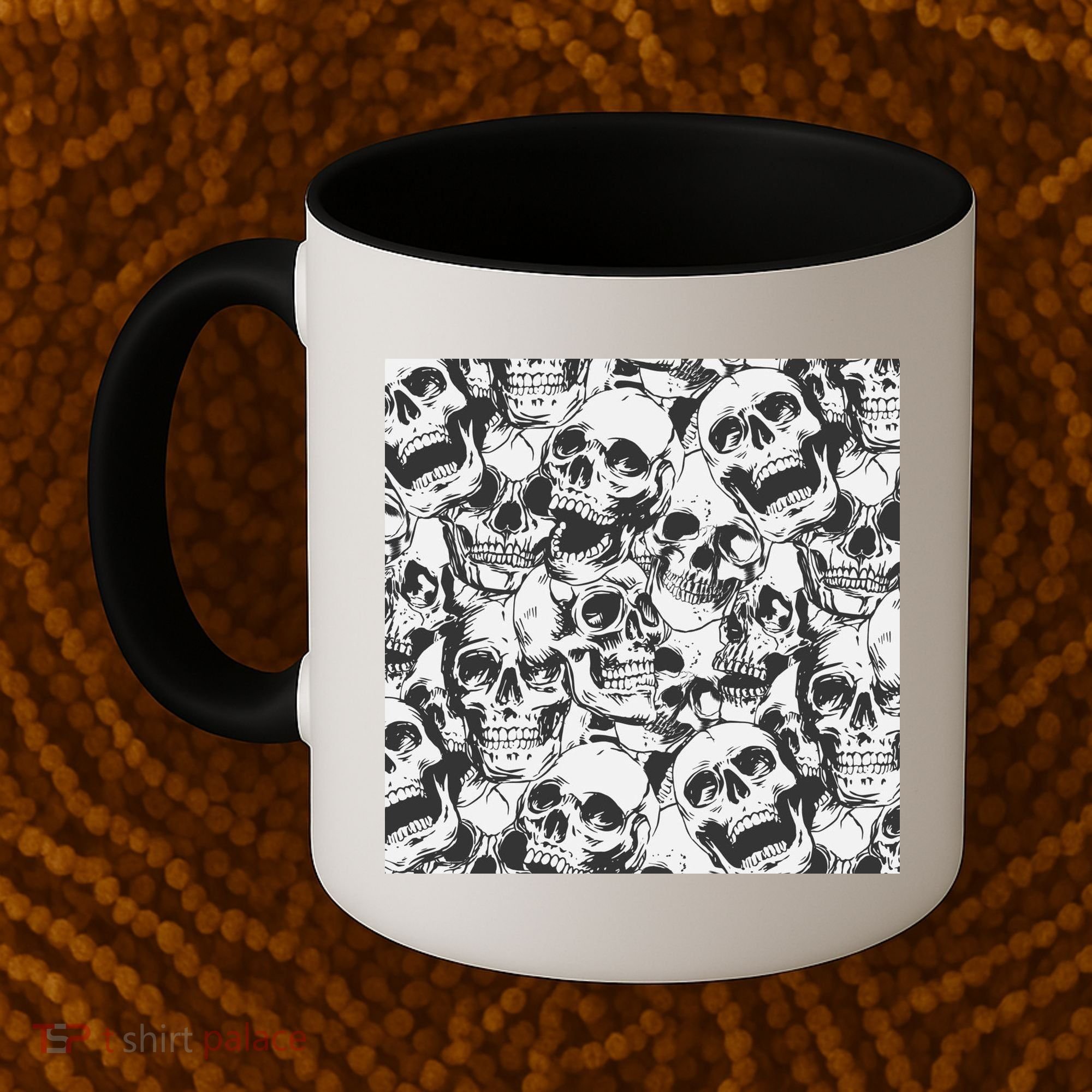 Spooky Deadly Skulls Coffee Mug
