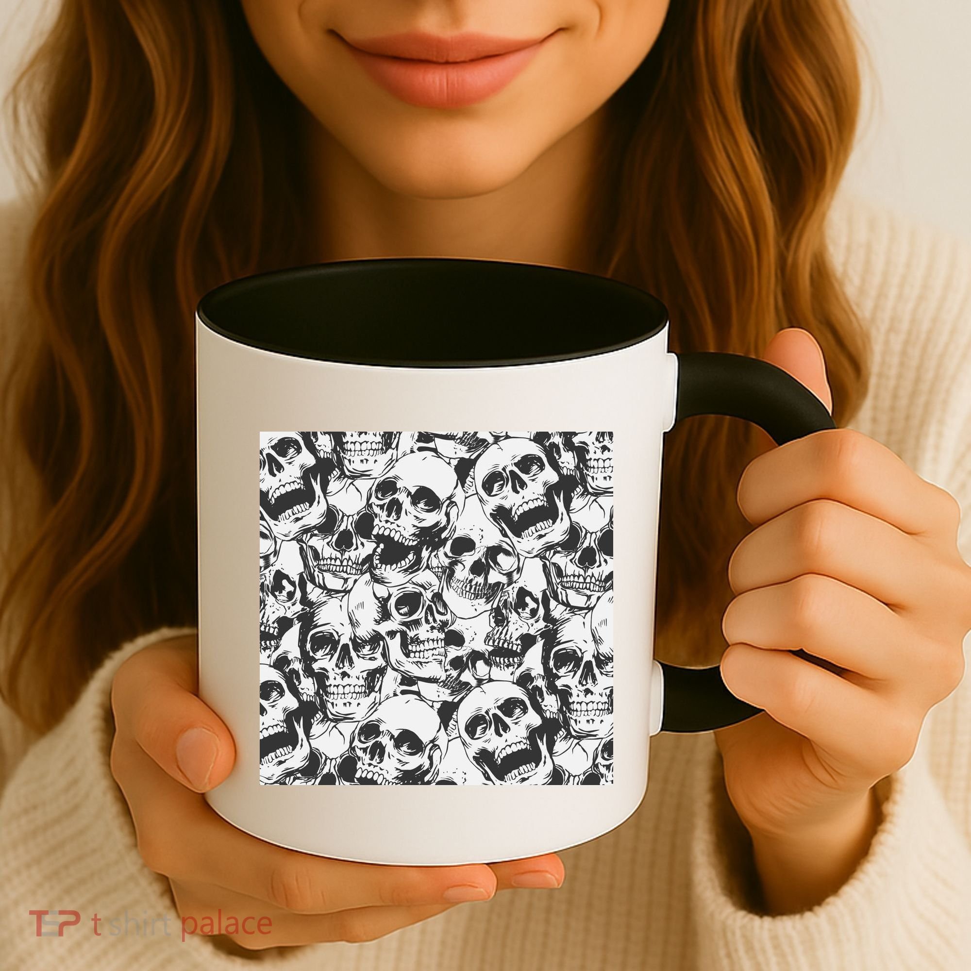 Spooky Deadly Skulls Coffee Mug