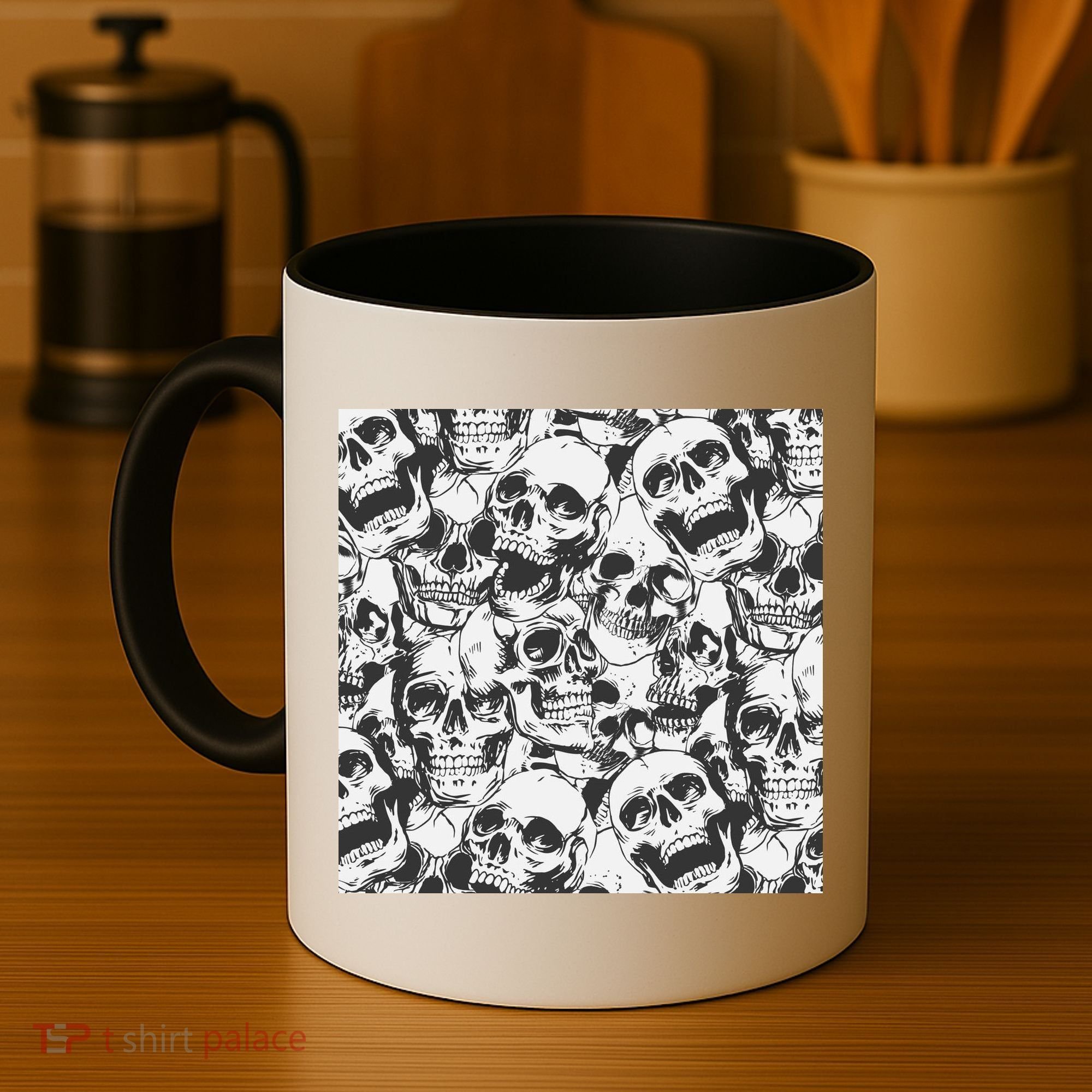 Spooky Deadly Skulls Coffee Mug