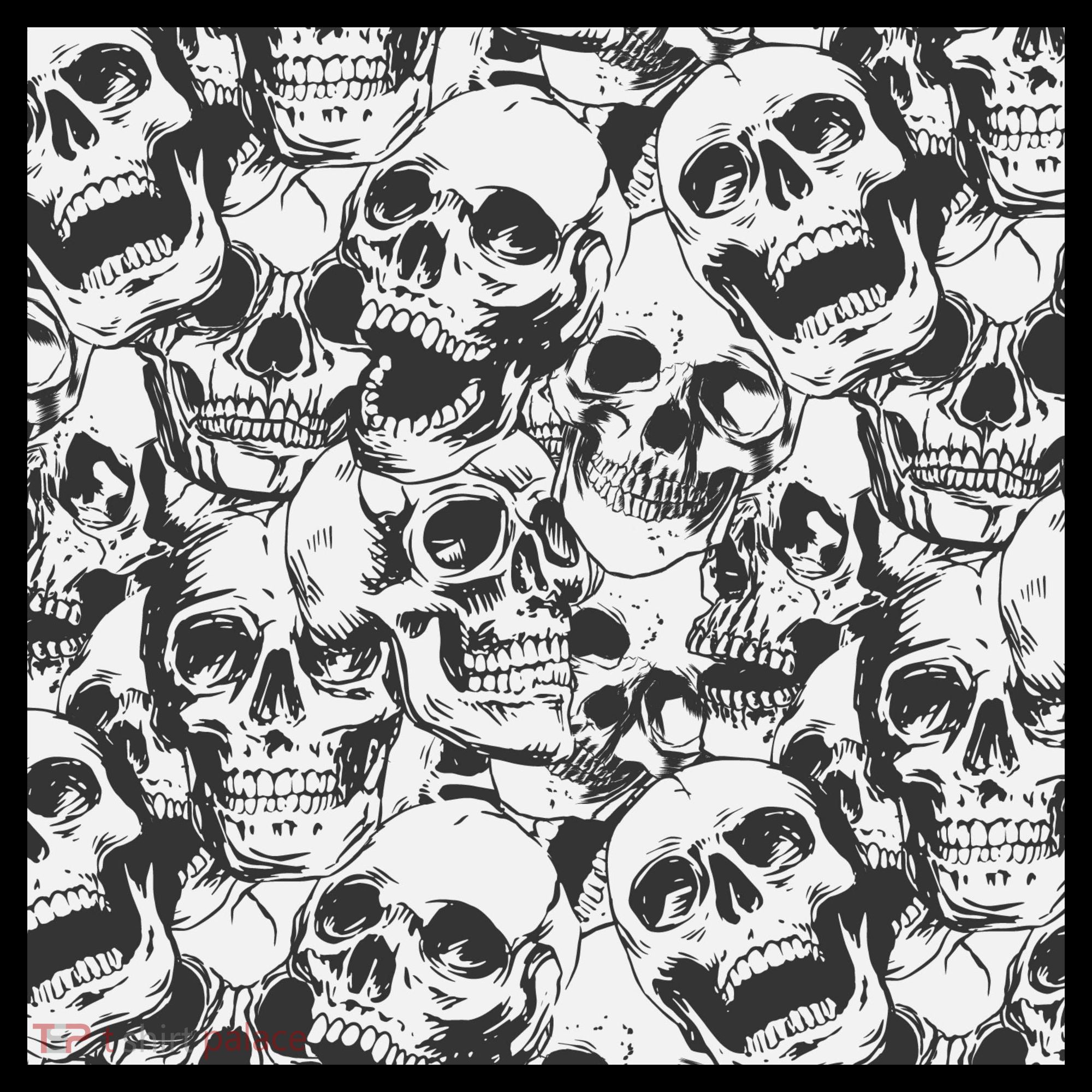 Spooky Deadly Skulls Mousepad