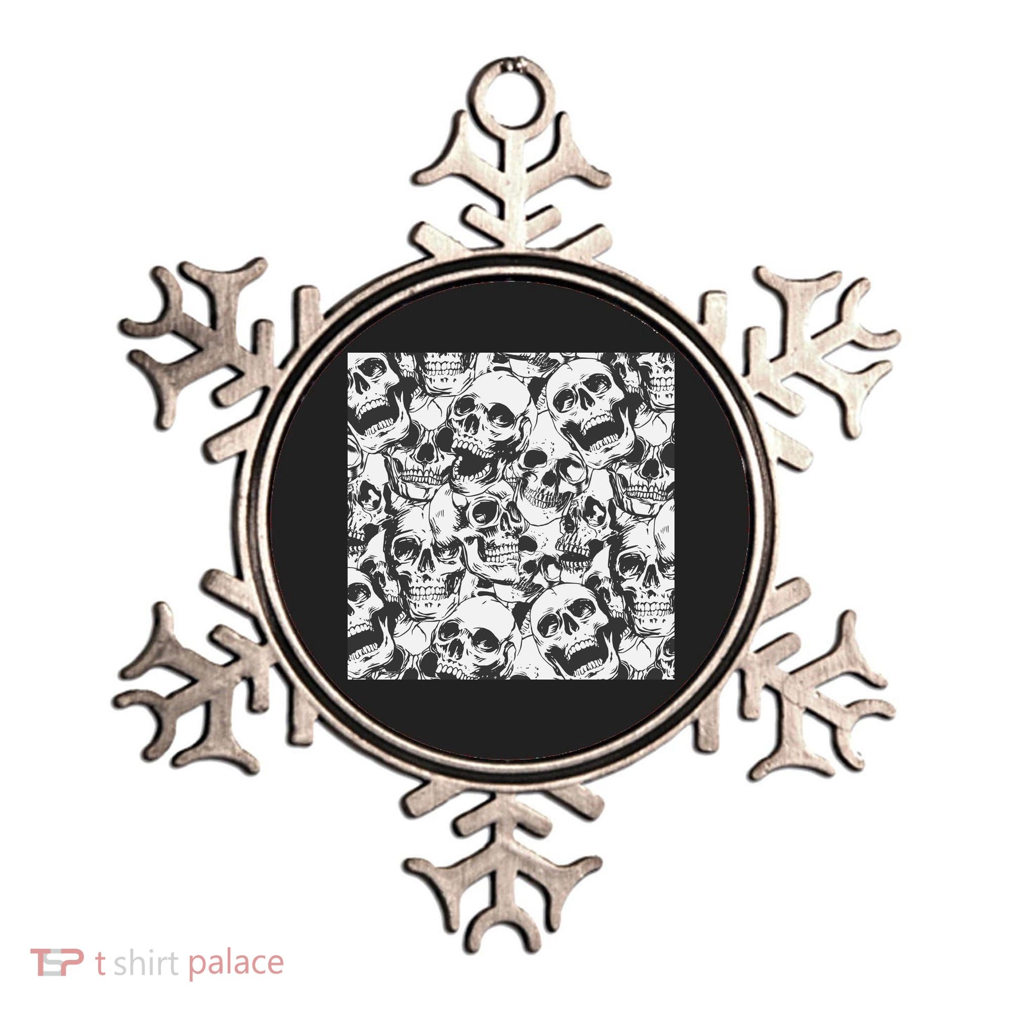 Spooky Deadly Skulls Ornament