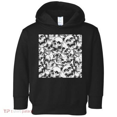 Spooky Deadly Skulls Toddler Hoodie