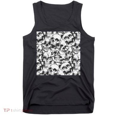 Spooky Deadly Skulls Tank Top