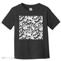 Spooky Deadly Skulls Toddler T-Shirt thumb 0