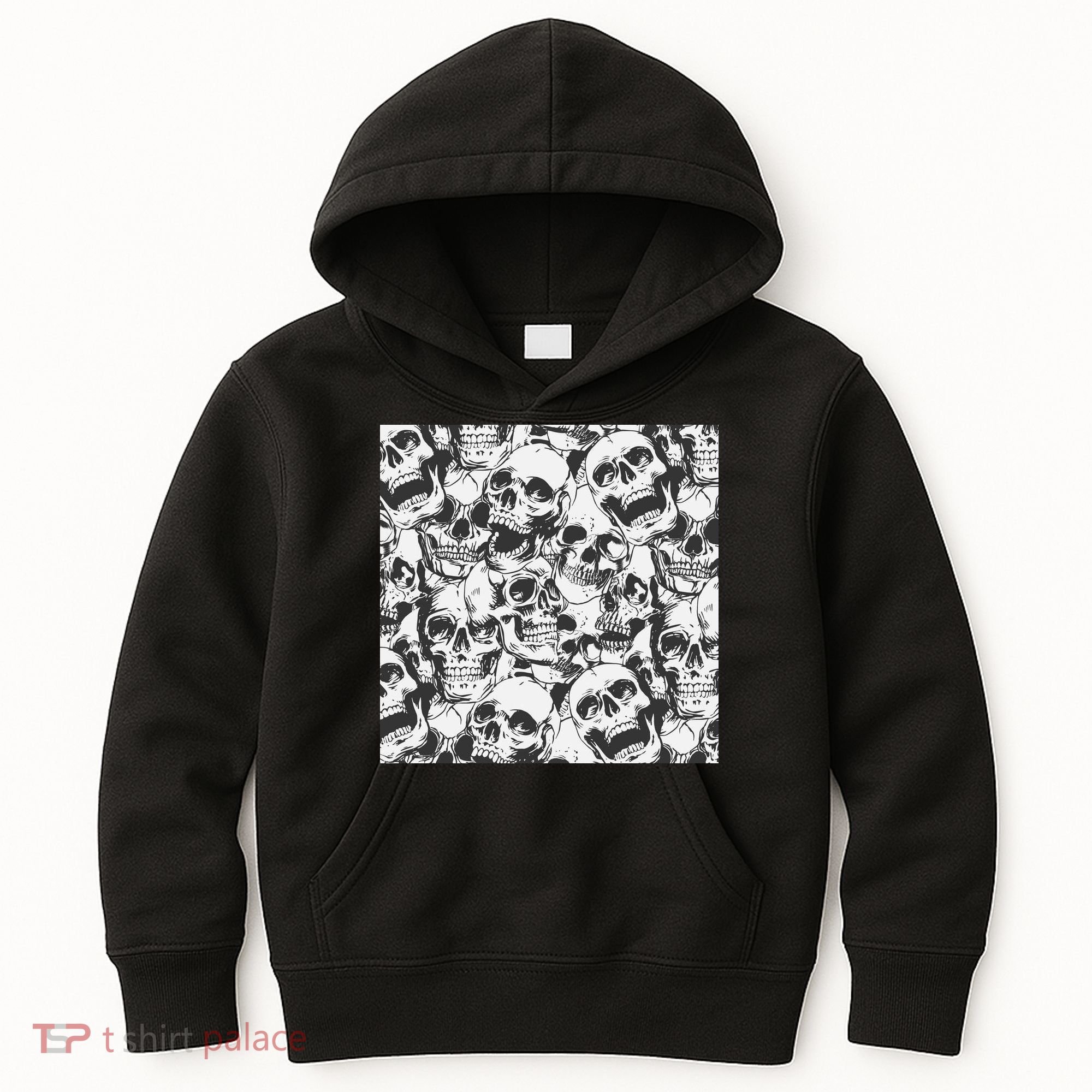 Spooky Deadly Skulls Kids Hoodie