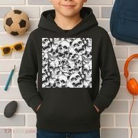Spooky Deadly Skulls Kids Hoodie thumb 2