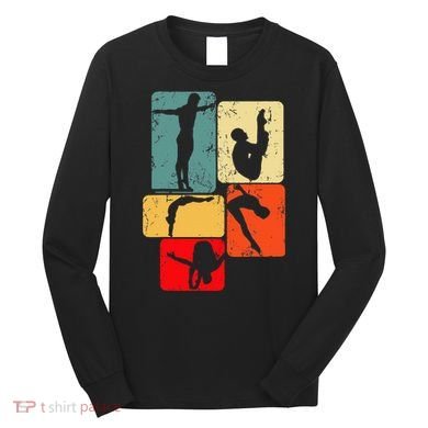Springboard Diving Springboard Diver Platform Diving Long Sleeve Shirt