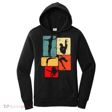Springboard Diving Springboard Diver Platform Diving Women's Hoodie