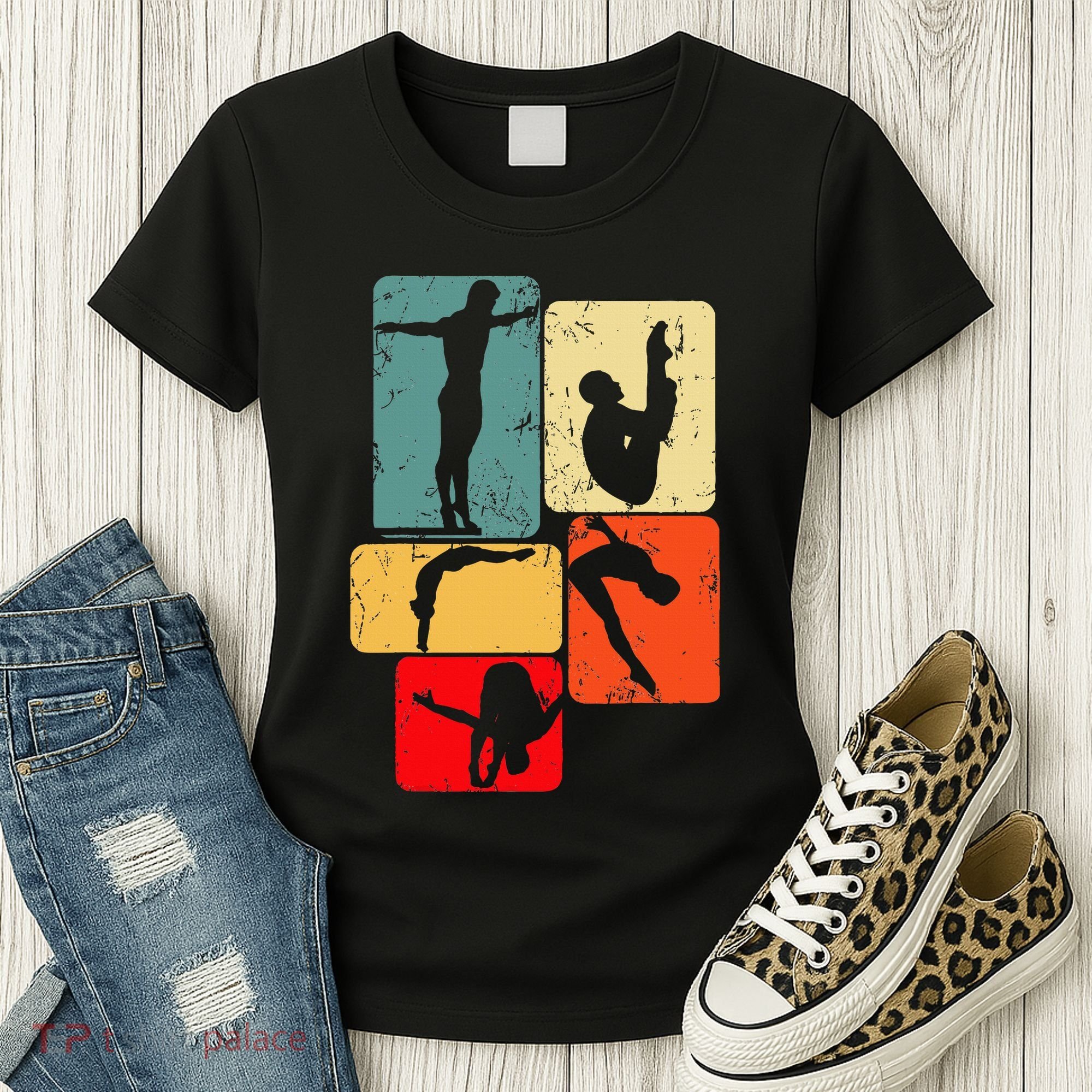 Springboard Diving Springboard Diver Platform Diving Women's T-Shirt