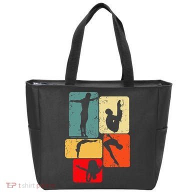 Springboard Diving Springboard Diver Platform Diving Tote Bag