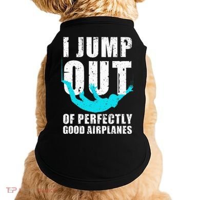 Skydiving Design Skydiver Skydive Lovers Doggie Tank