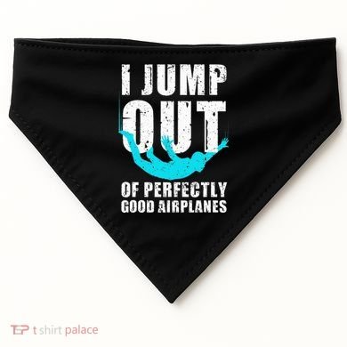 Skydiving Design Skydiver Skydive Lovers USA-Made Doggie Bandana