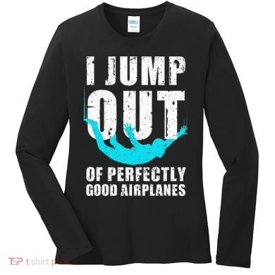 Skydiving Design Skydiver Skydive Lovers Women's Long Sleeve Shirt