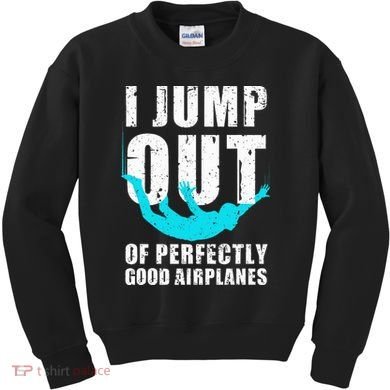 Skydiving Design Skydiver Skydive Lovers Kids Sweatshirt