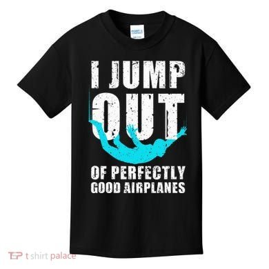 Skydiving Design Skydiver Skydive Lovers Kids T-Shirt