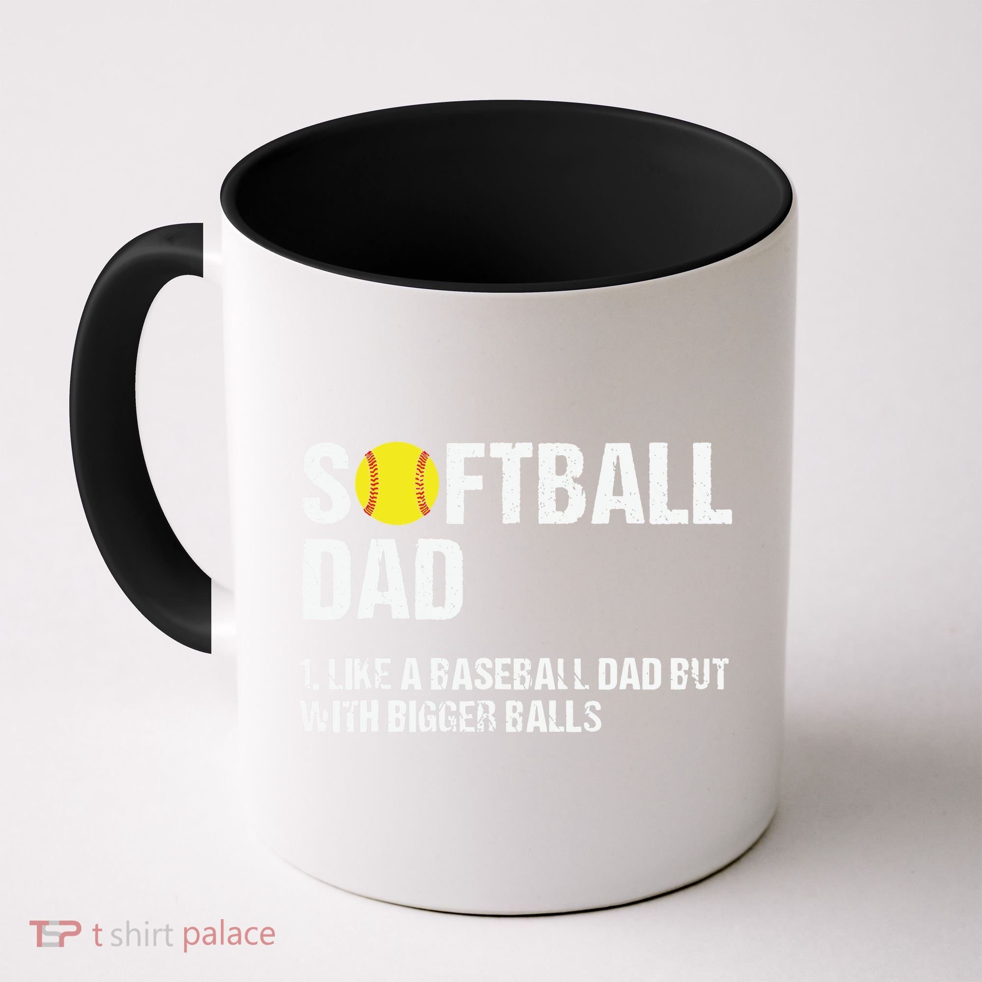 Softball Dad Coffee Mug