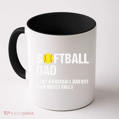Softball Dad Coffee Mug