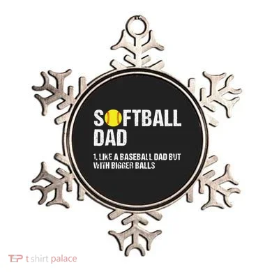 Softball Dad Ornament