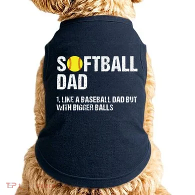 Softball Dad Doggie Tank