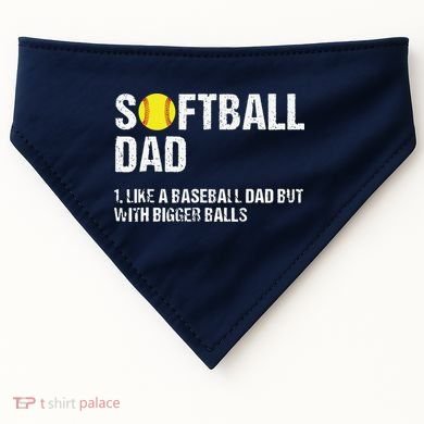Softball Dad USA-Made Doggie Bandana
