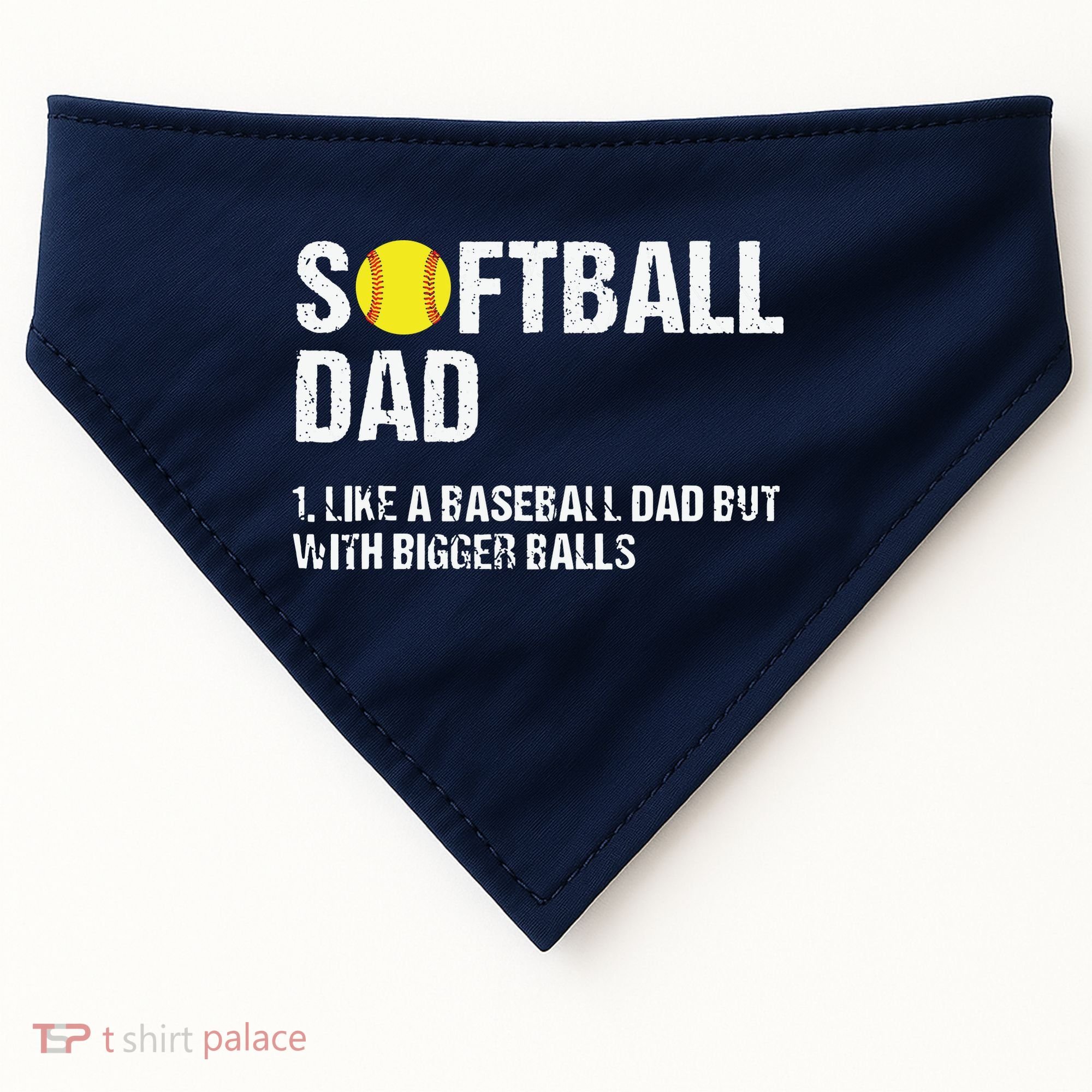Softball Dad USA-Made Doggie Bandana