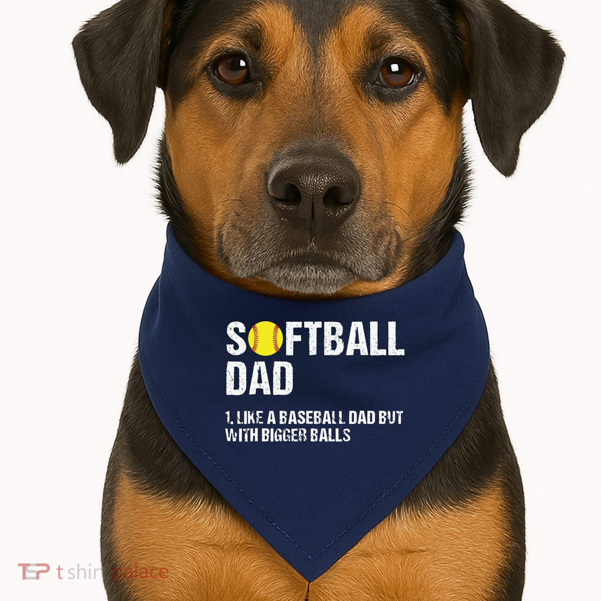 Softball Dad USA-Made Doggie Bandana
