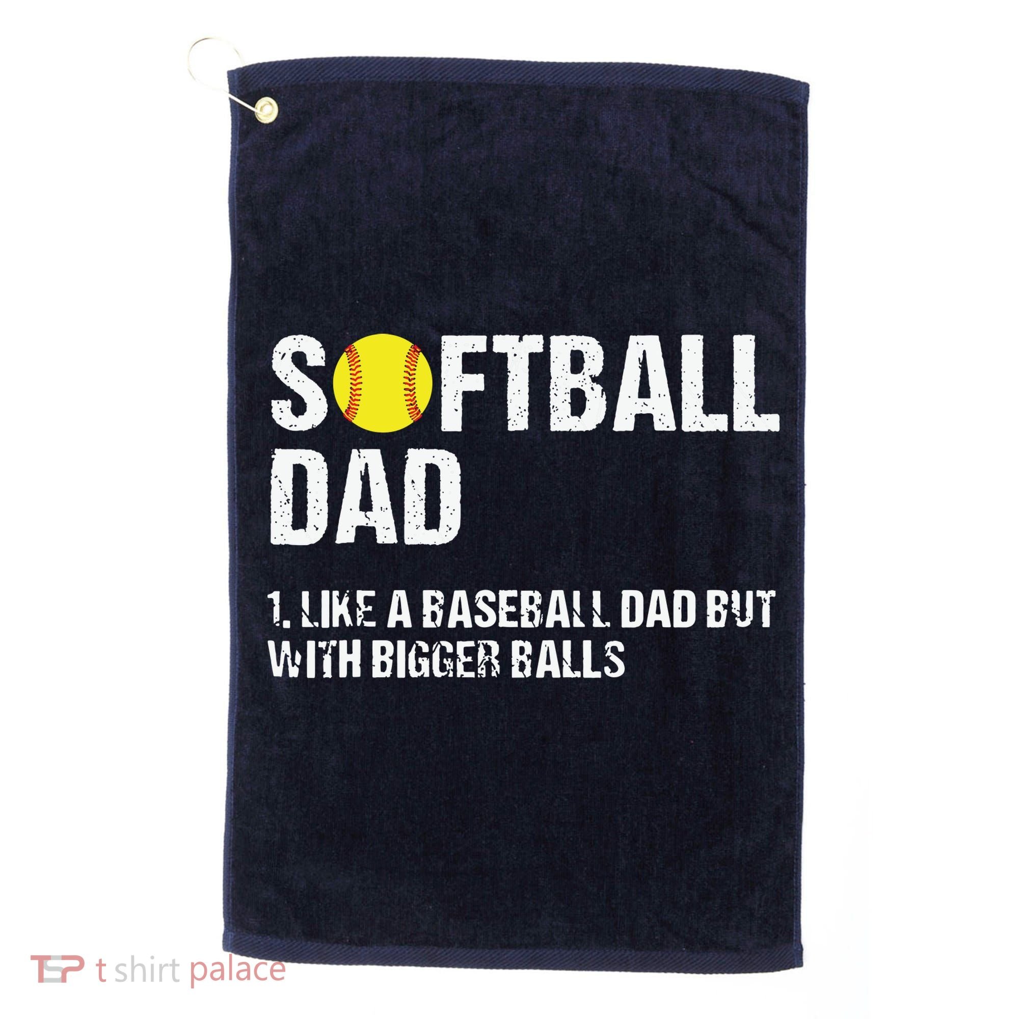 Softball Dad Golf Towel