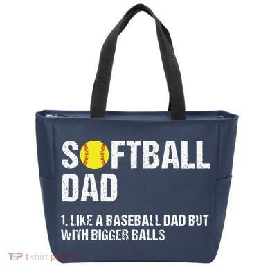 Softball Dad Tote Bag