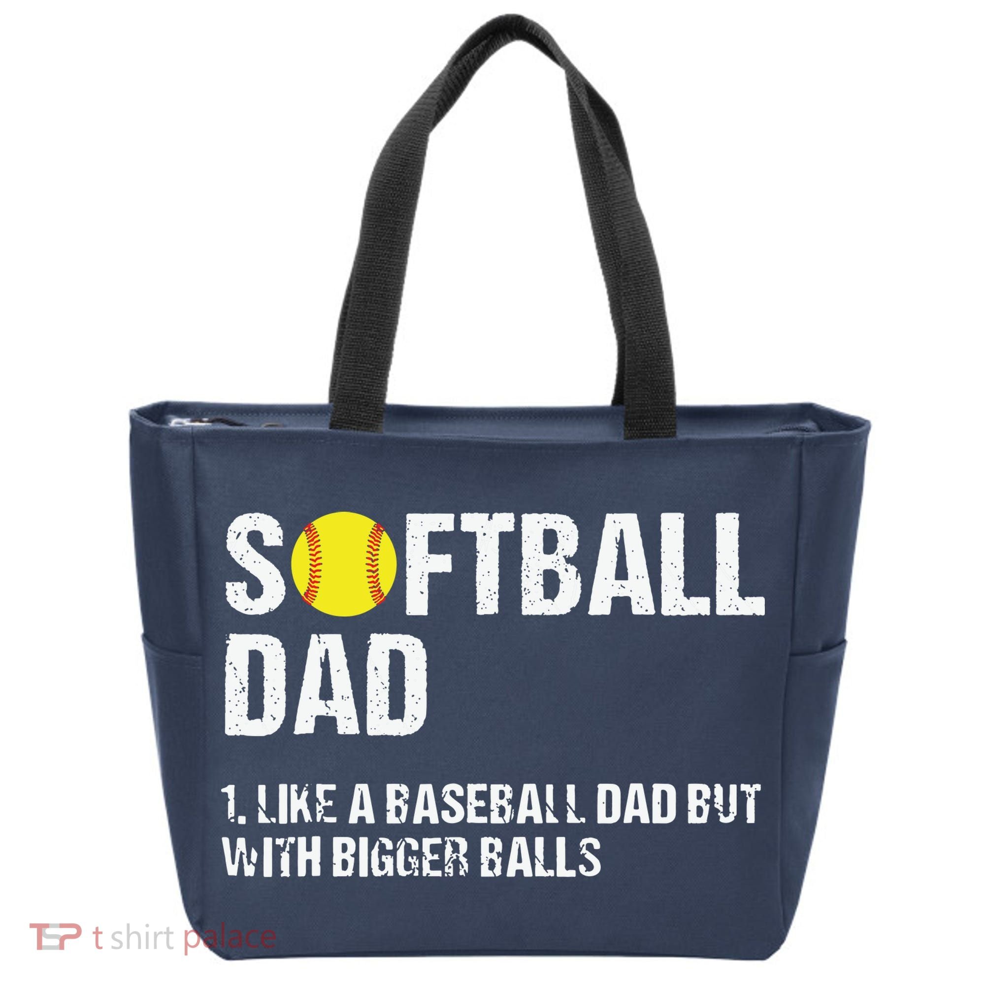 Softball Dad Tote Bag