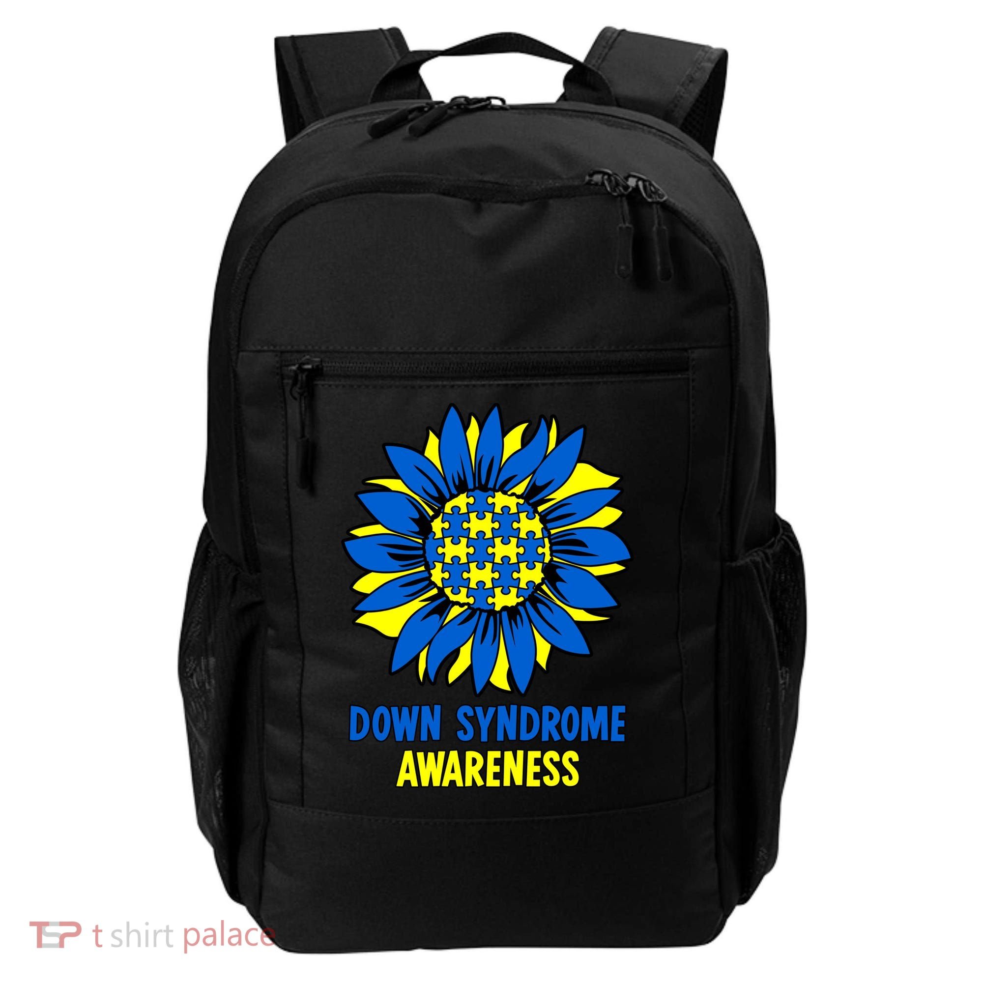 Sunflower Down Syndrome Awareness Backpack