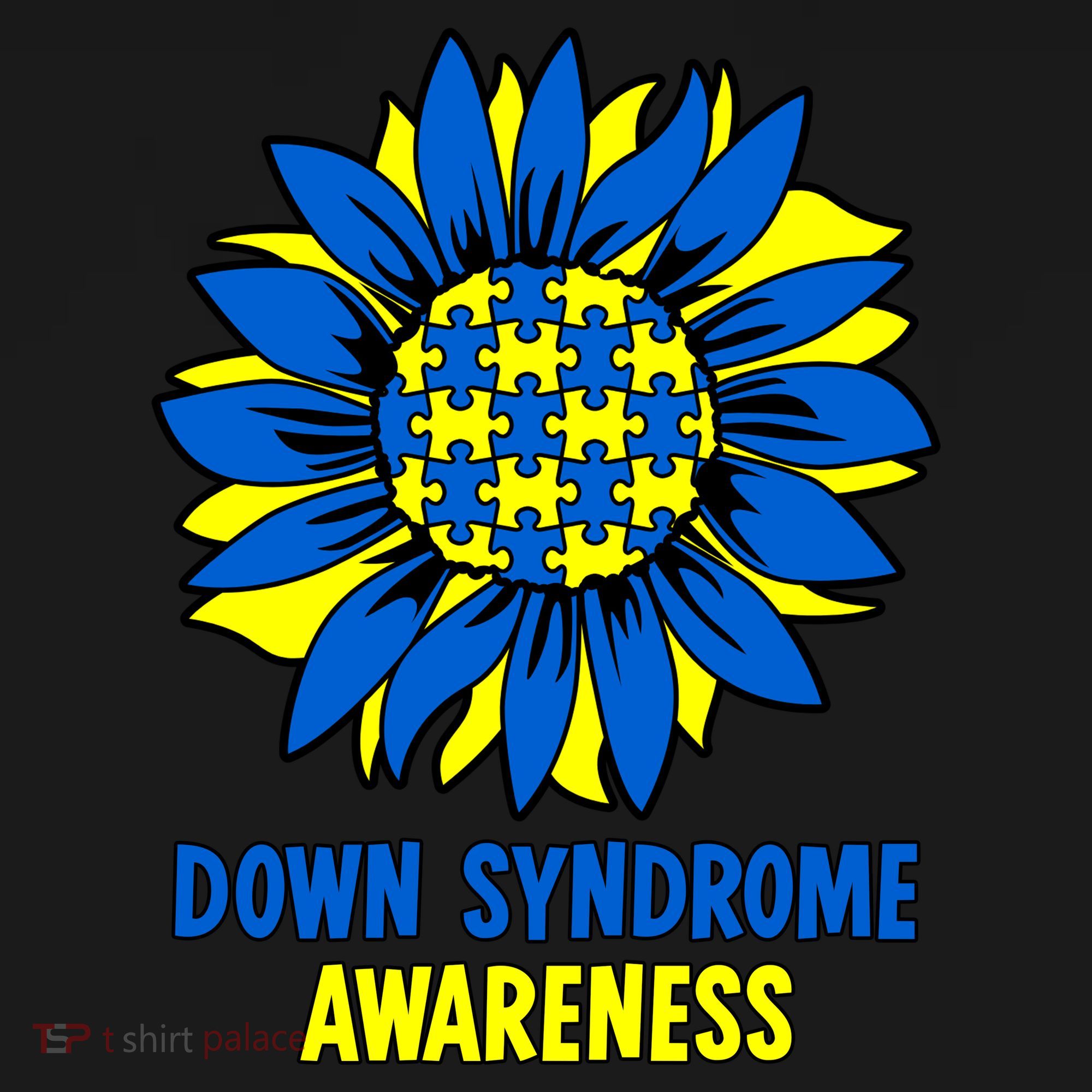Sunflower Down Syndrome Awareness Backpack