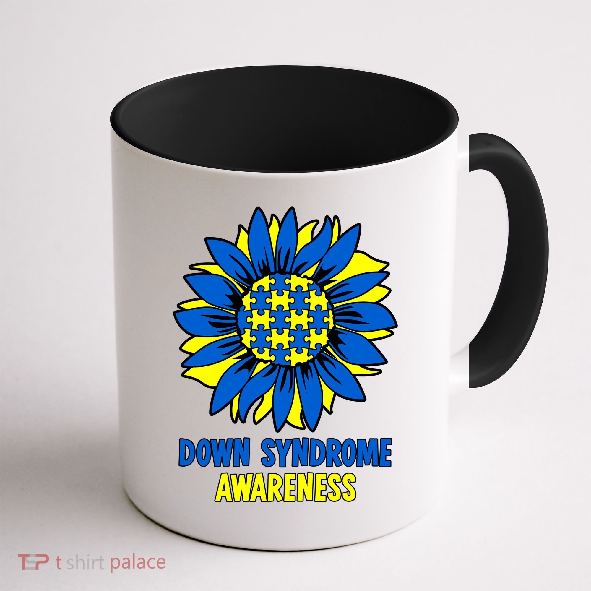 Sunflower Down Syndrome Awareness Coffee Mug