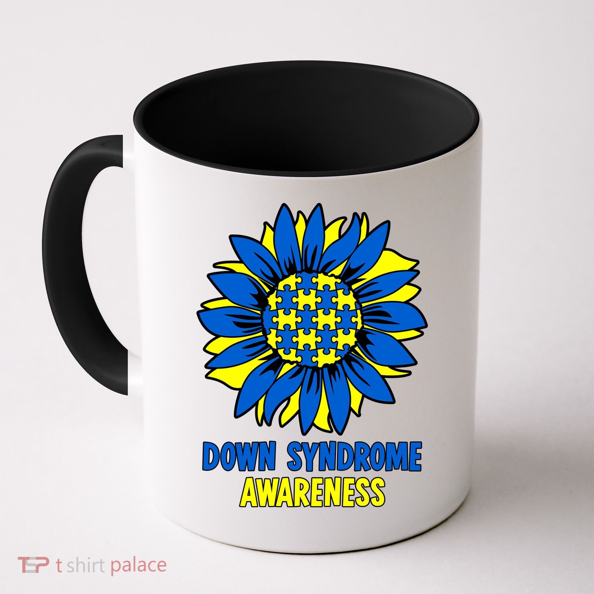 Sunflower Down Syndrome Awareness Coffee Mug