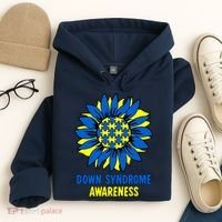 Sunflower Down Syndrome Awareness Hoodie thumb 4