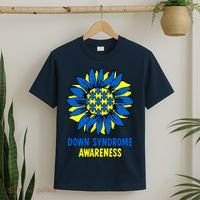 Sunflower Down Syndrome Awareness T-Shirt thumb 2