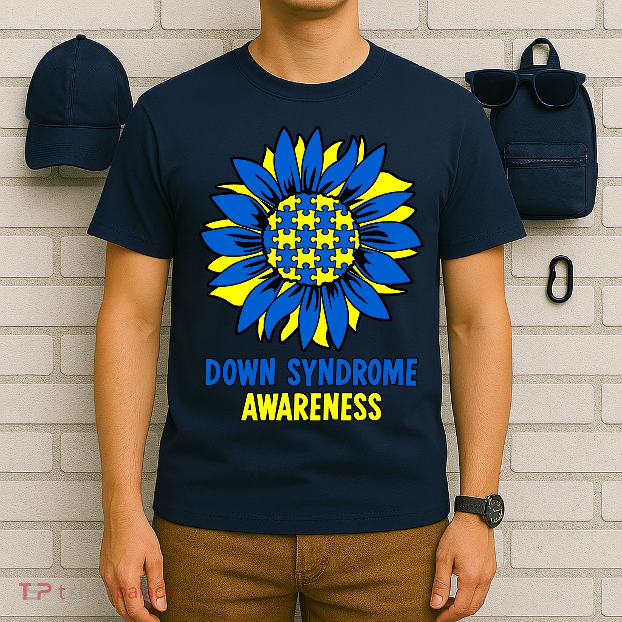 Sunflower Down Syndrome Awareness T-Shirt