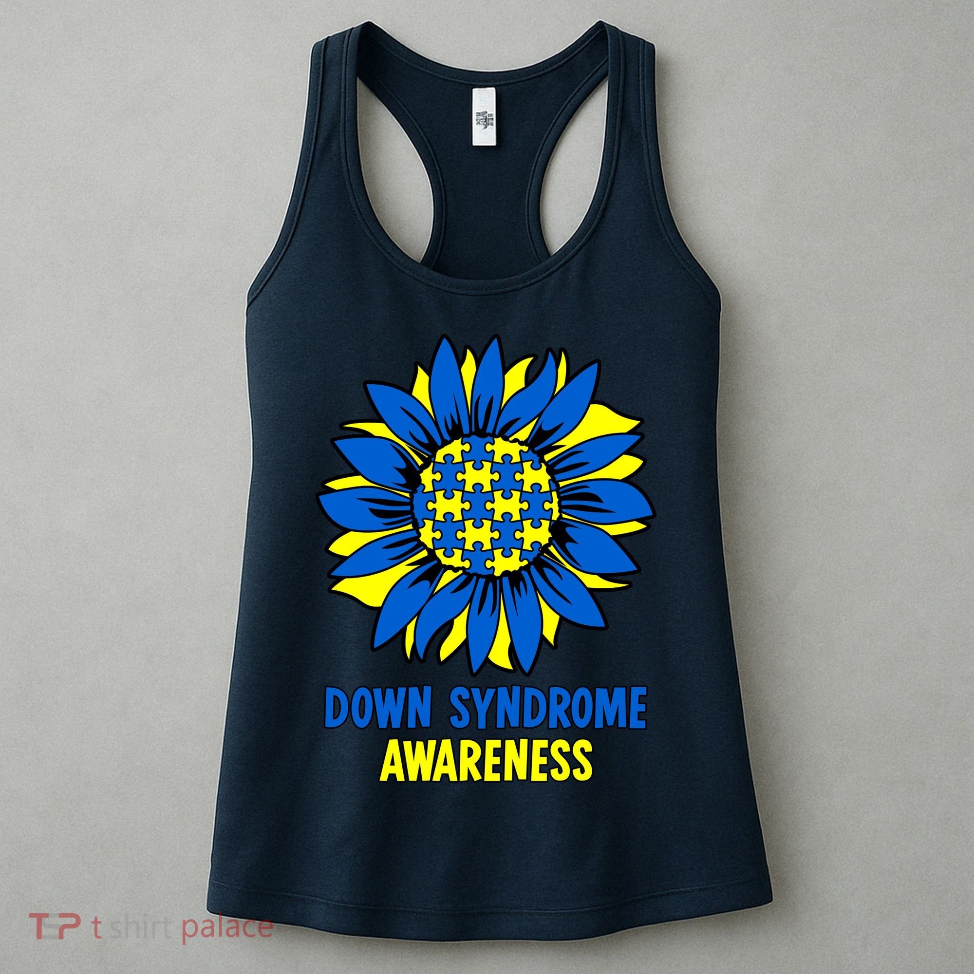 Sunflower Down Syndrome Awareness Women's Tank Top