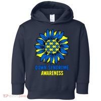 Sunflower Down Syndrome Awareness Toddler Hoodie thumb 0
