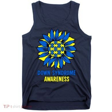 Sunflower Down Syndrome Awareness Tank Top