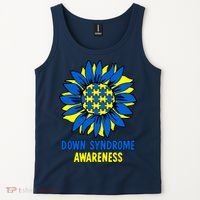Sunflower Down Syndrome Awareness Tank Top thumb 2