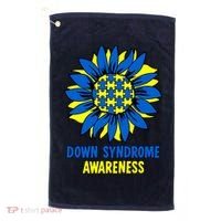 Sunflower Down Syndrome Awareness Golf Towel thumb 0