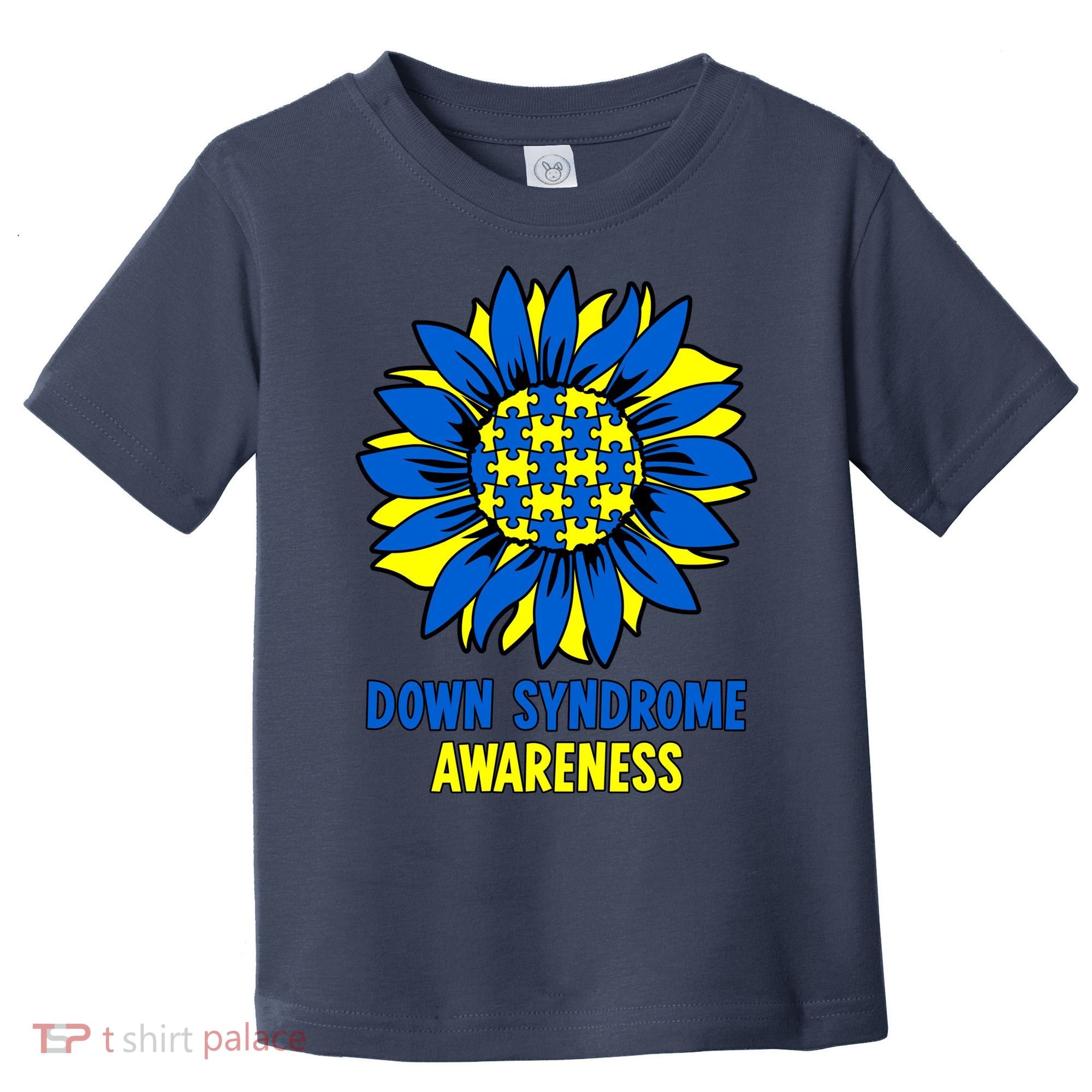 Sunflower Down Syndrome Awareness Toddler T-Shirt