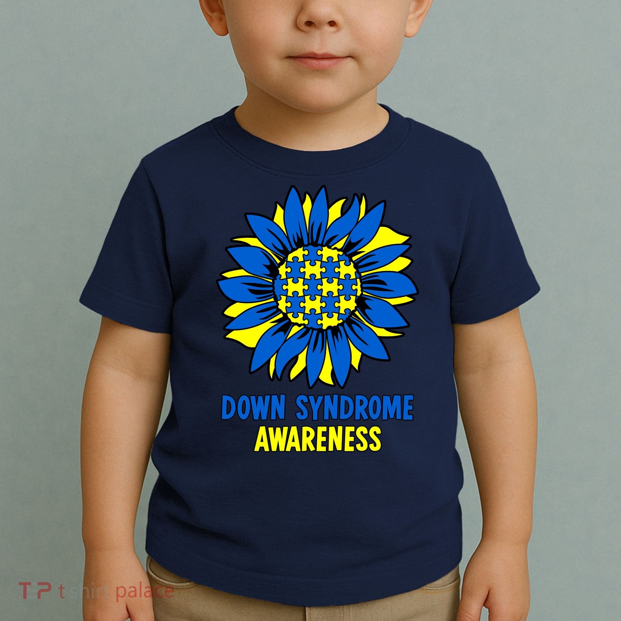 Sunflower Down Syndrome Awareness Toddler T-Shirt
