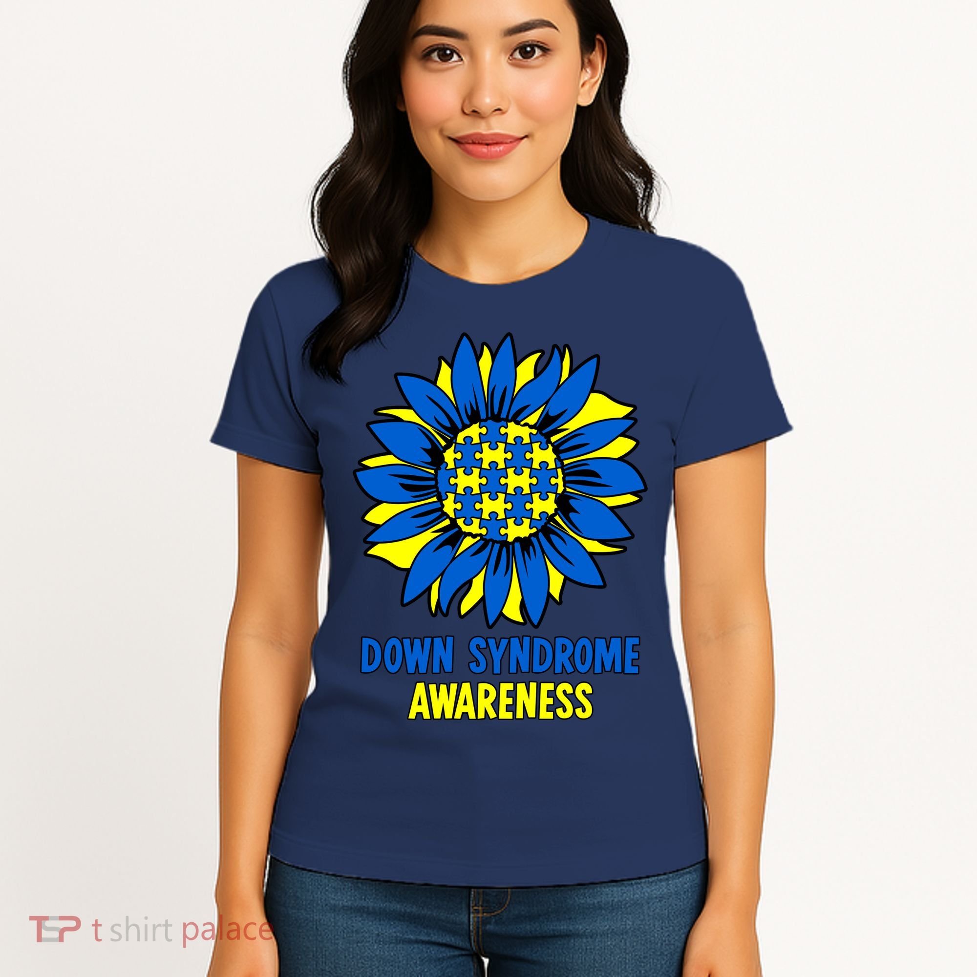 Sunflower Down Syndrome Awareness Women's T-Shirt