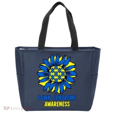 Sunflower Down Syndrome Awareness Tote Bag