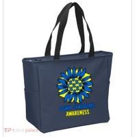 Sunflower Down Syndrome Awareness Tote Bag thumb 2