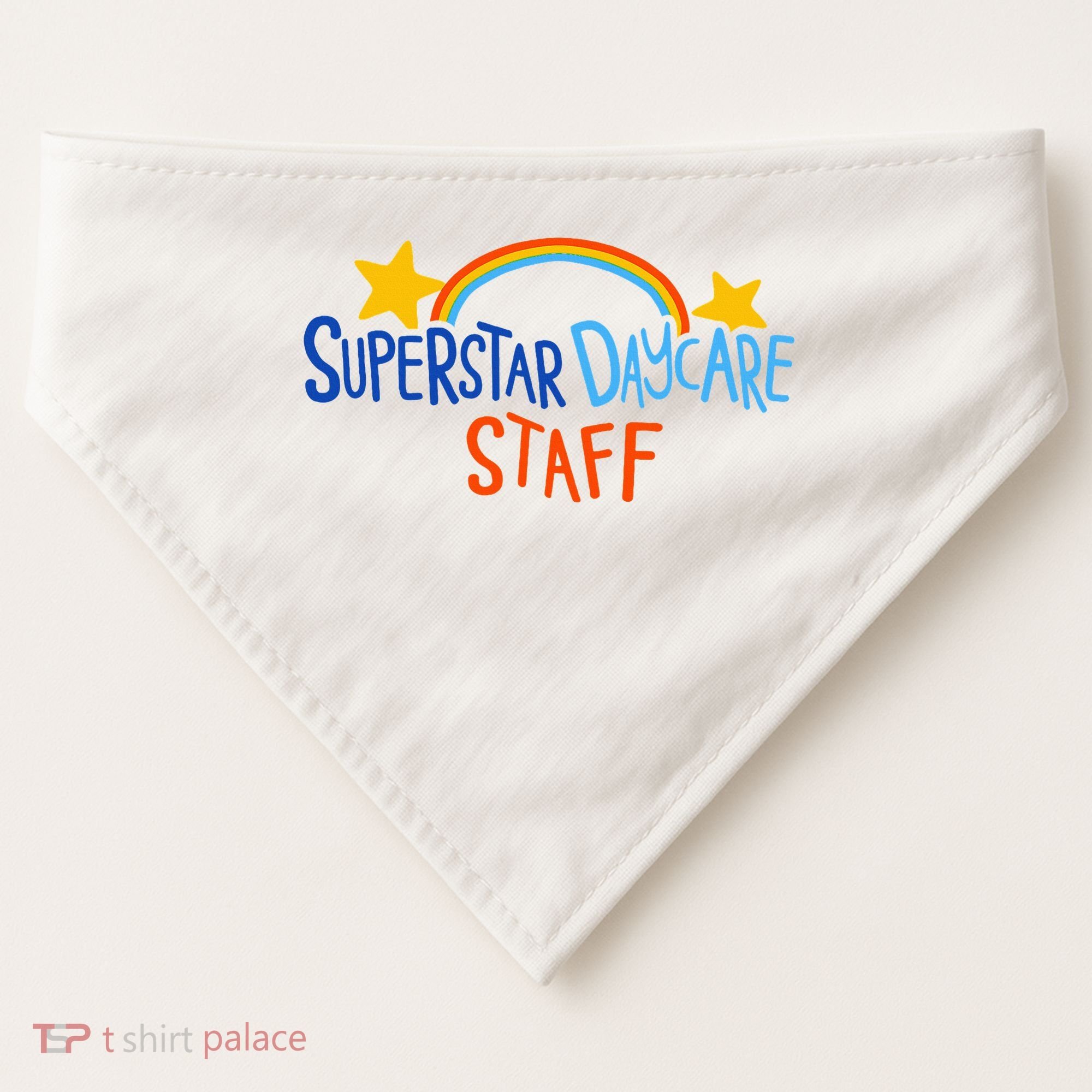 Superstar Daycare Staff Trendy Apparel USA-Made Doggie Bandana